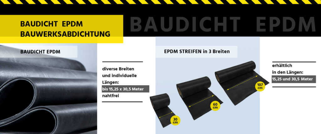 BAUDICHT System – BAUDICHT EPDM - Bauwerksabdichtung