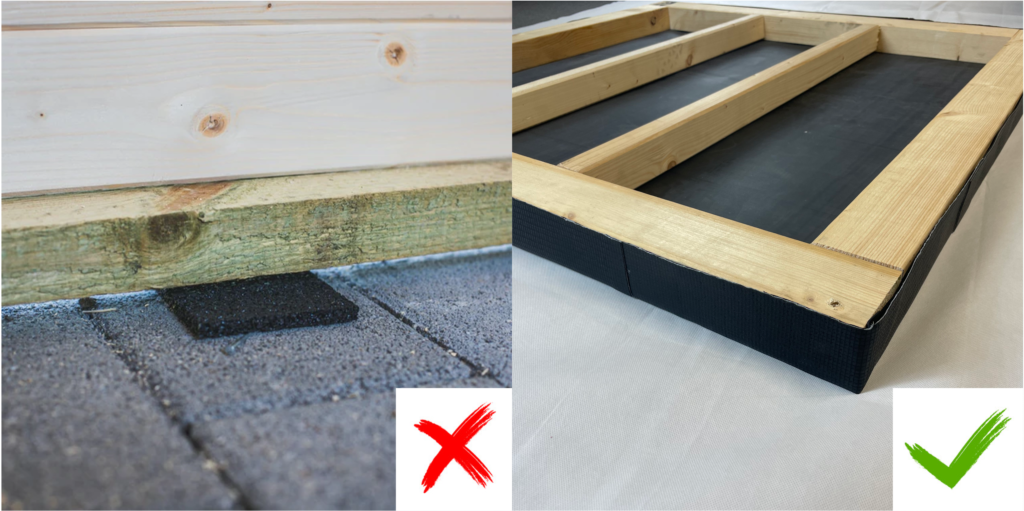 Vergleich Terrassengranulat vs. BAUDICHT EPDM